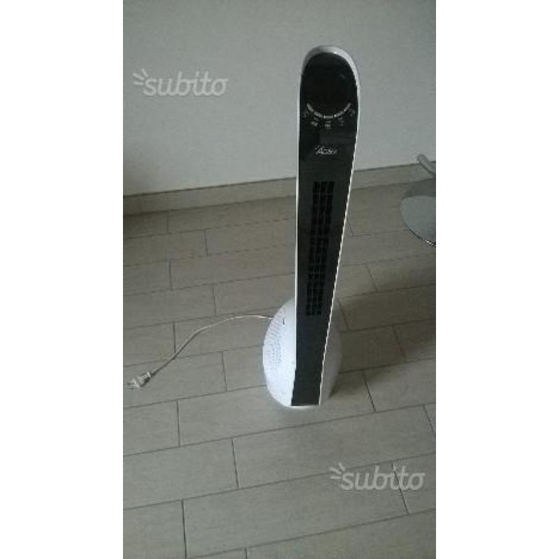 Ventilatore design a colonna bianco