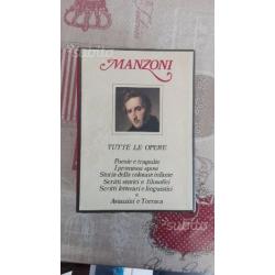 Libro di Manzoni "tutte le opere" vintage