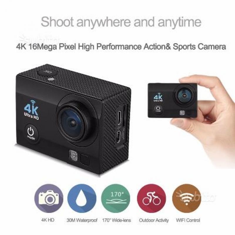 Fotocamera Sport WiFi 4K Ultra HD 1080p Action Cam