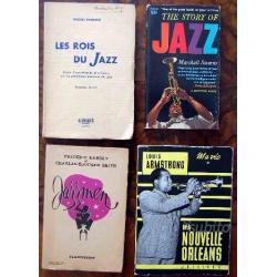 Raccolta N. 4 Libri Jazz 40-50 (franc. ed ingl.)