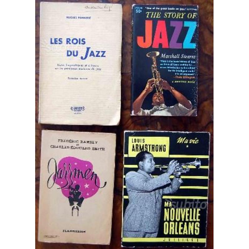 Raccolta N. 4 Libri Jazz 40-50 (franc. ed ingl.)