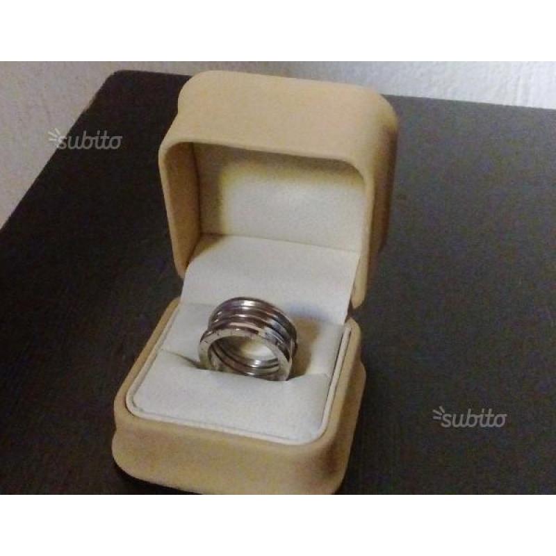 Anello BULGARI B-ZERO1 oro bianco 750 CERTIFICATO