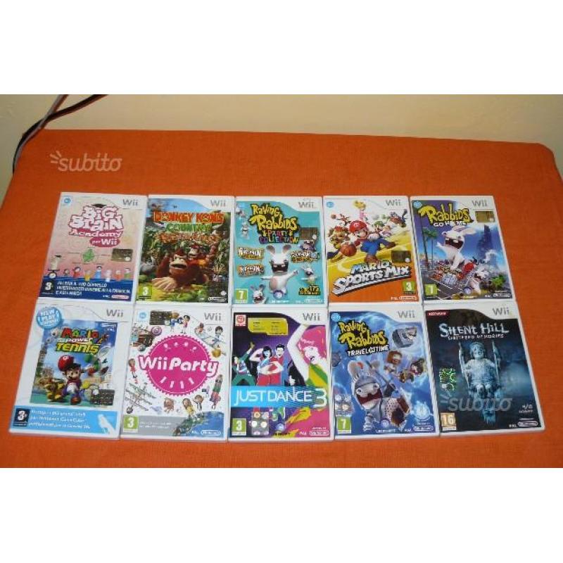 Giochi per Nintendo Wii a 15 euro l'uno