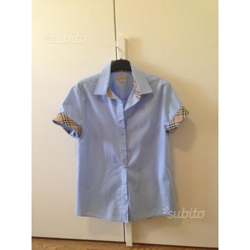 Camicetta azzurra Burberry originale