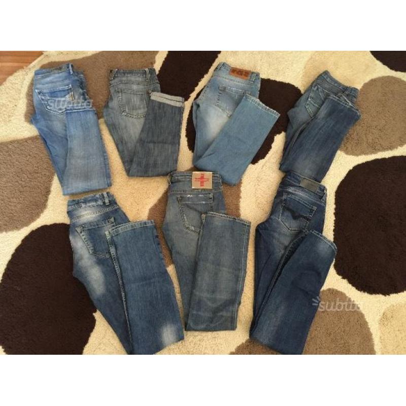 10 paia jeans taglia 25-26