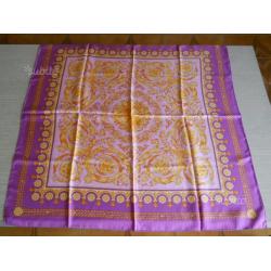 SCIARPA foulard SCIALLE pashmina VERSACE 100% seta