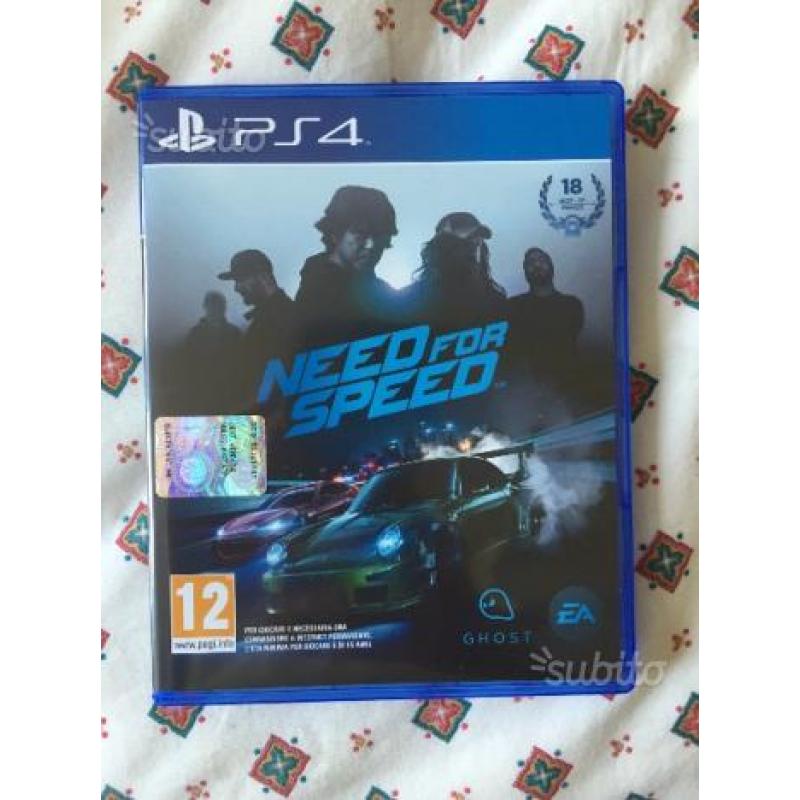 Need for speed PS4 perfetto