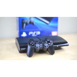 Ps3 super slim 500 gb + 2 controller + giochi