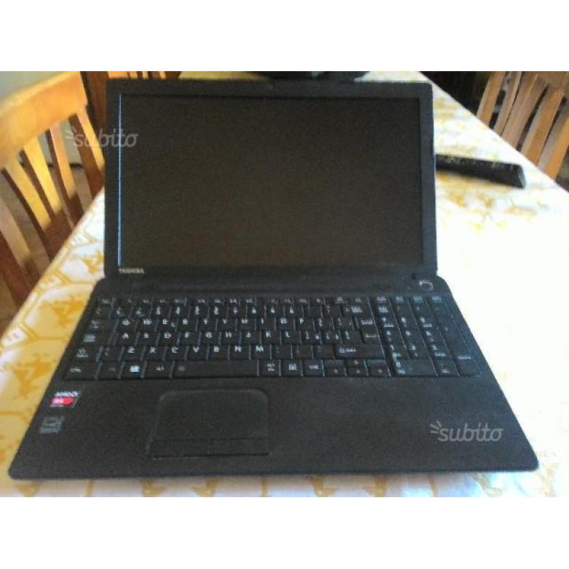 Notebook Toshiba difettoso