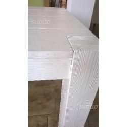 Tavolo moderno 160 x 90 legno bianco cucina