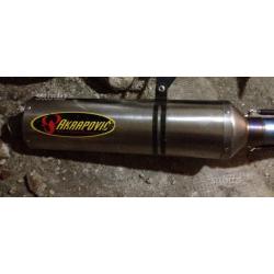 Scarico Akrapovic full titanio da 60 racing