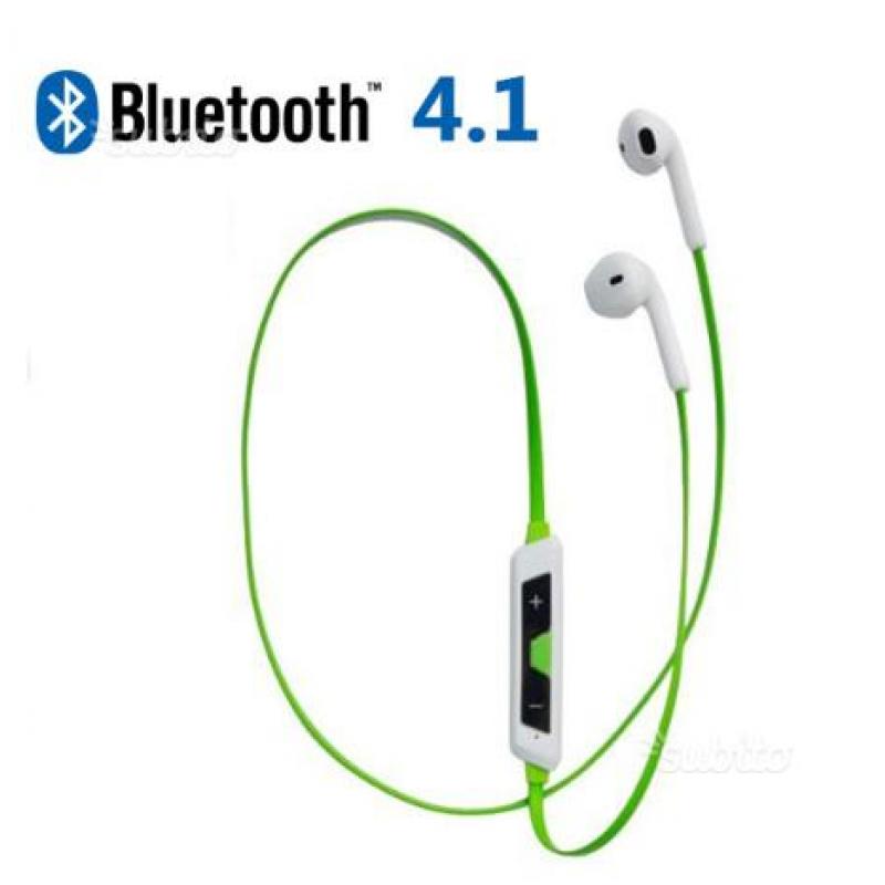 Auricolari Bluetooth stile Iphone Android musica