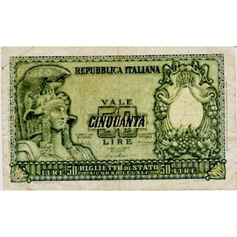 50 Lire Repubblica serie 1356 052977