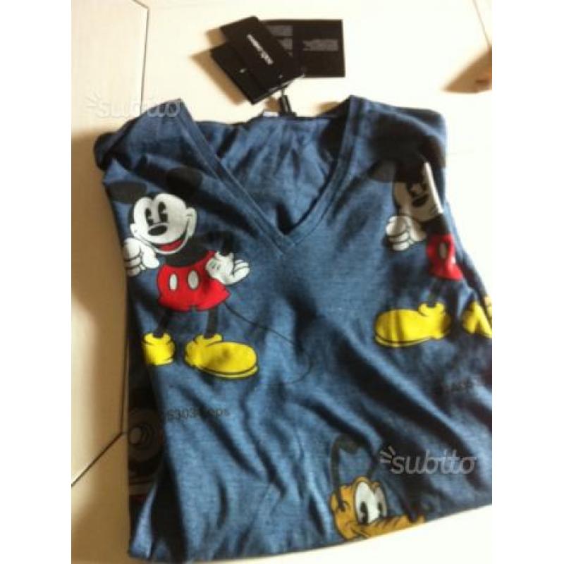 Tshirt uomo stampa Mickey M.originale Dolce e Gabb