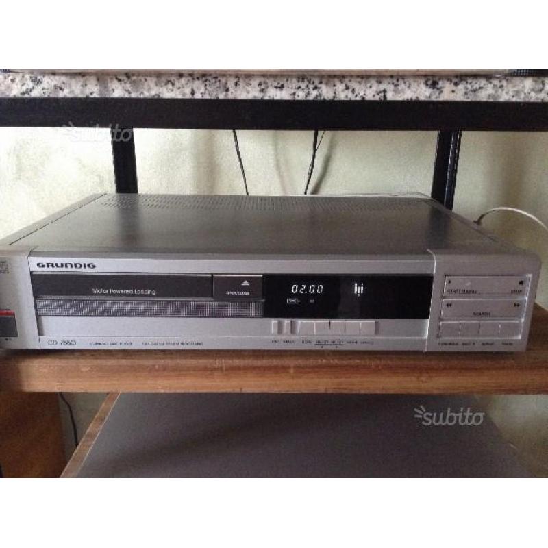 Grundig cd7550 + grundig v7000