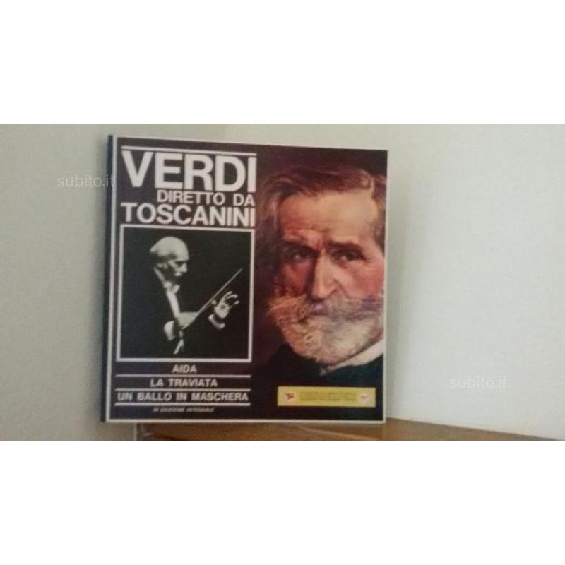 VERDI diretto da Toscanini 8 LP 33 giri