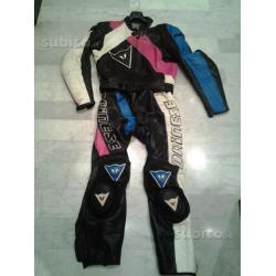 Tuta dainese in pelle divisibile