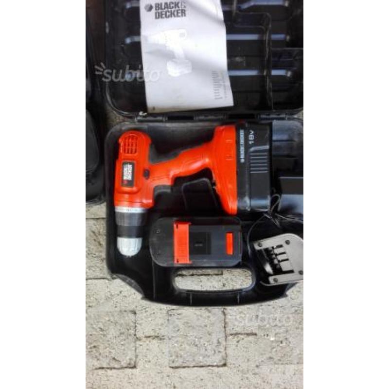 Trapano avvitatore 18V Black&Decker