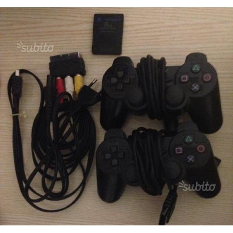 Playstation 2 funzionante con 10 giochi