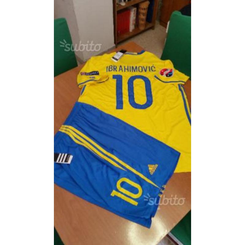 Completo calcio uomo Adidas Svezia Ibrahimovic XL