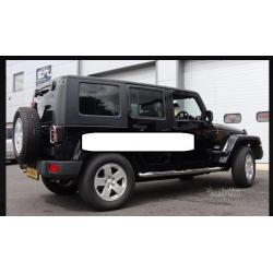 Jeep wrangler jk 4 porte unlimited 07- pedane inox