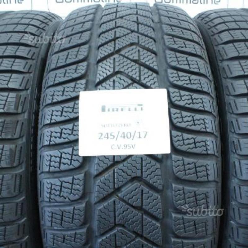 4 pneumatici termici pirelli sottozero 245 45 17