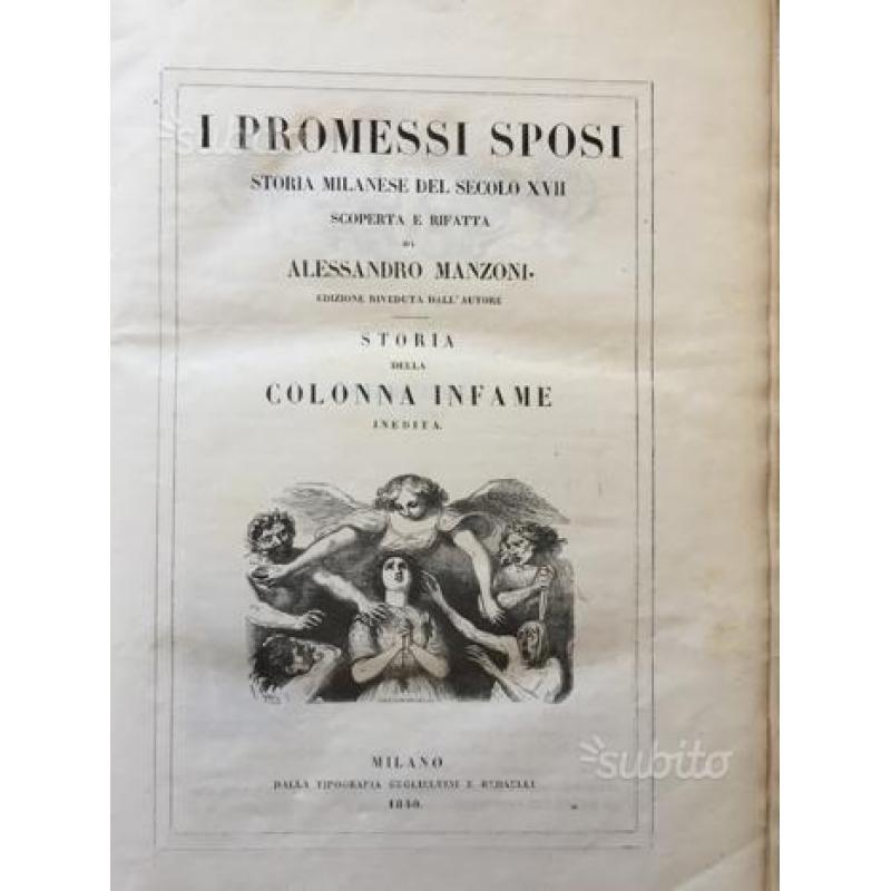 Libri Rari Promessi Sposi