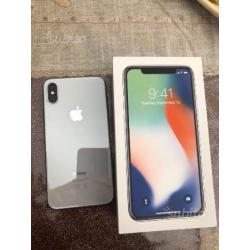 IPHONE X 256 giga white ancora in garanzia