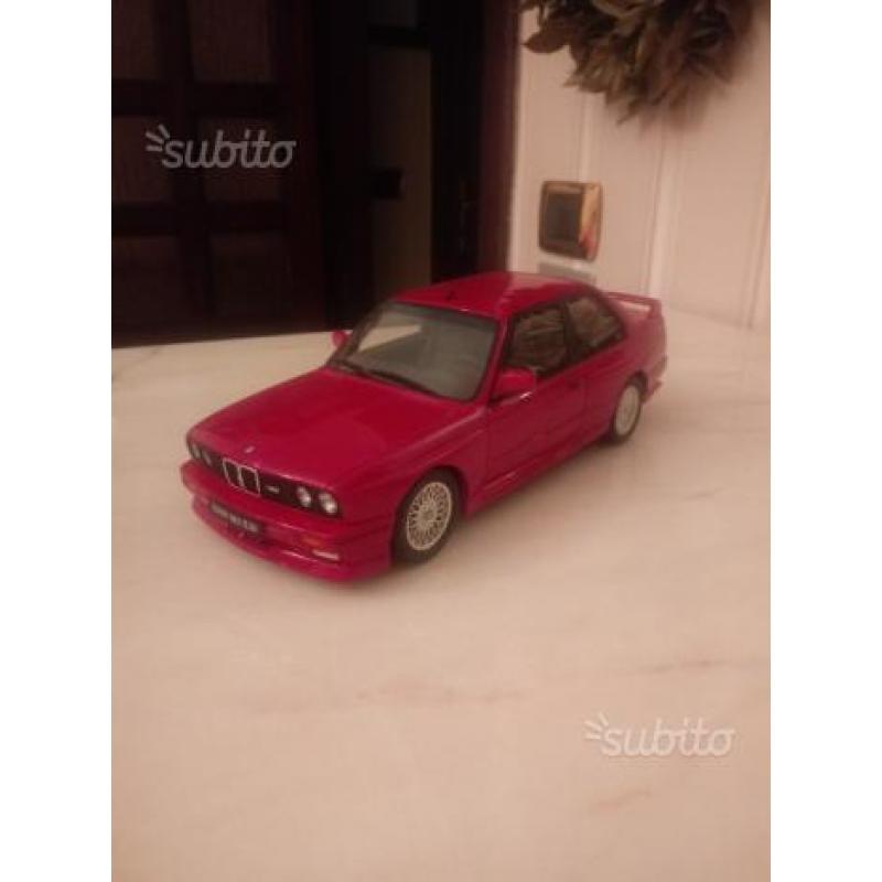 Bmw m3 e30 ottomodel 1:18 modellino