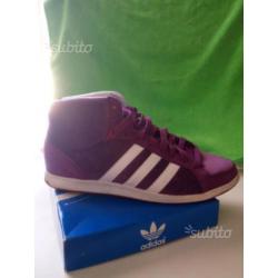 Adidas viola camoscio originali numero 39