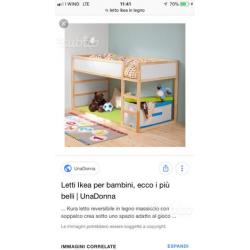 Armadio cameretta e letto ikea