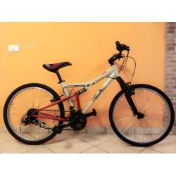 Mtb 24" rockrider full suspension 21 marce