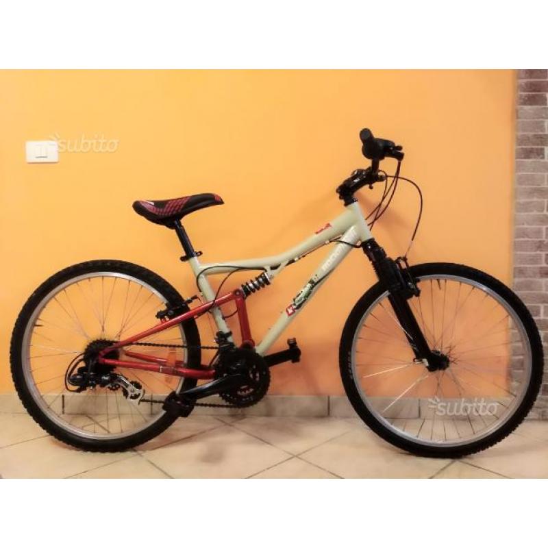 Mtb 24" rockrider full suspension 21 marce