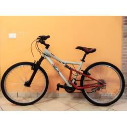 Mtb 24" rockrider full suspension 21 marce