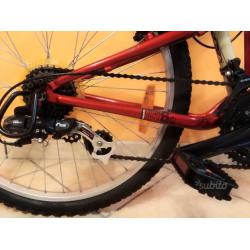 Mtb 24" rockrider full suspension 21 marce