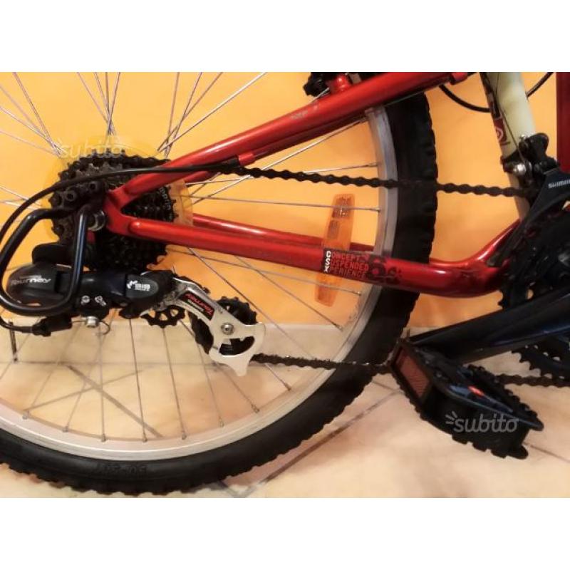 Mtb 24" rockrider full suspension 21 marce