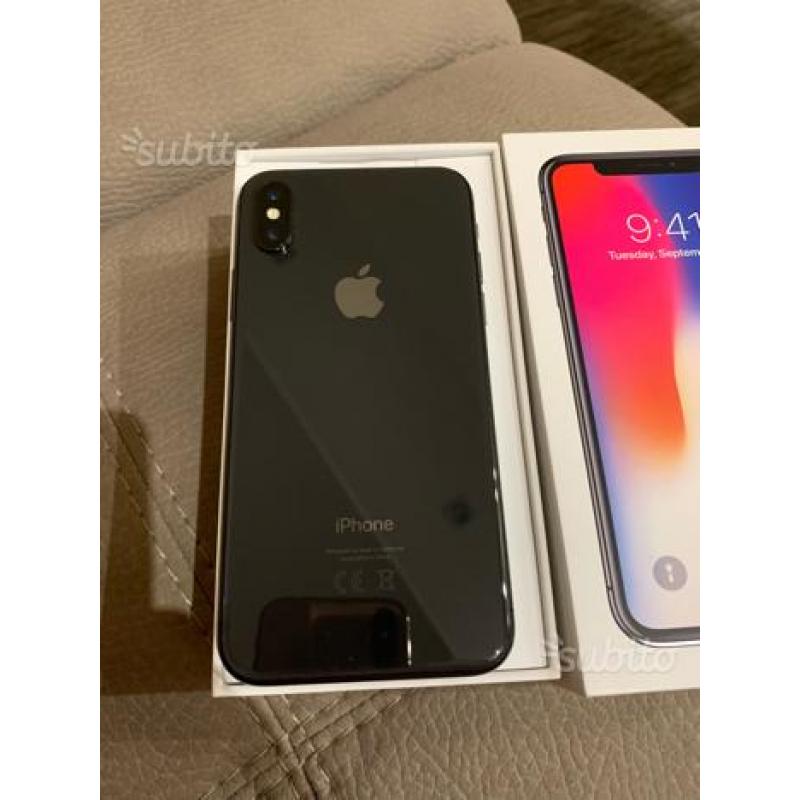 I phone x 256gb nero Apple care