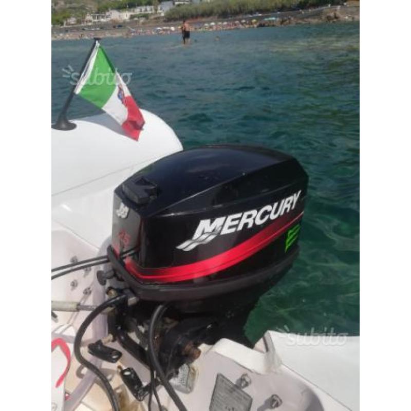 Gommone 4.30 VTR e motore Mercury 25cv 2t